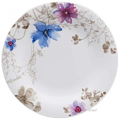 Villeroy & Boch Mariefleur Gris Basic Assiette plate 27 cm Porcelaine Premium Blanc Multicolore