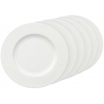 Villeroy & Boch Royal Assiette plate en porcelaine Bone 27 cm Porcelaine Blanc. 6er Sets
