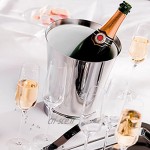 Guy Degrenne 206395 Coffret de 6 Flutes à Champagne 19 cl