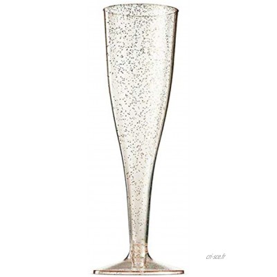 KJGHJ Verre Luxe 5pcs Ensemble Super Populaire Champagne Flûtes 190ml Plastique Élégant Lunettes Garçons Réutilisables Vignobles Vignobles Vignobles Flûtes De Champagne Color : Clear