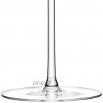 LSA International Verre de vin Savoy Lot de 2 Claire Champagne Flute 200ml Clear Set of 2