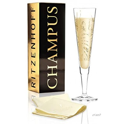 RITZENHOFF 1070275 Champus Verre à champagne 205 ml