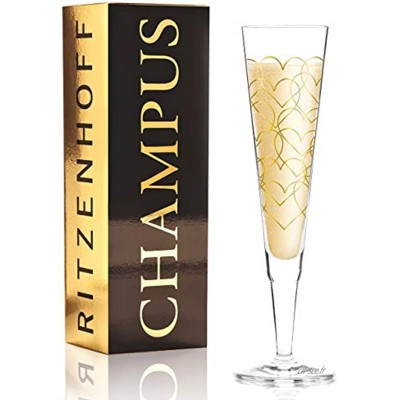 RITZENHOFF Champus Flûte à Champagne Rurik II Mahlberg en Verre