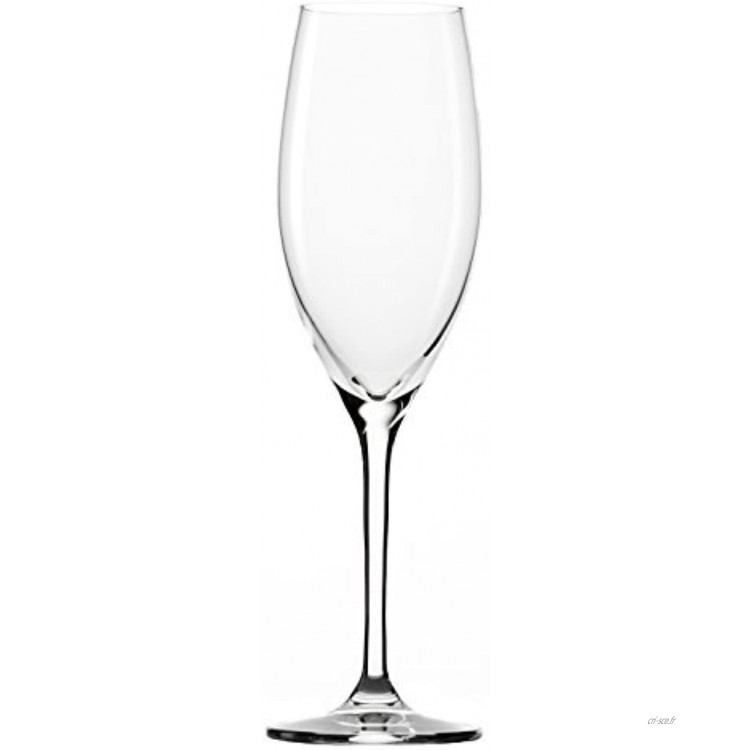 STÖLZLE LAUSITZ Coupes à Champagne Classic 240ml I Lot de 6 verres I Verres à vin pétillant résistants au lave-vaisselle et incassables I en cristal I qualité supérieure