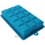 igadgitz Home U6674-KIT Bac à Glaçons en Silicone Alimentaire 15 Cubes – 2 Pack