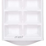 Kitchen Craft KCTWIST Bac 14 Glaçons Plastique Blanc 9 x 12 x 16 cm