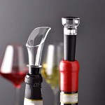 Aérateur de vin bec verseur et bouchon de vin sous vide bec verseur et bouchon pour bouteille de vin rouge liqueur