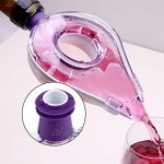 Aérateur de vin bec verseur verseur de liqueur de bouteille de vin acrylique d'acrylique Magic Aerator
