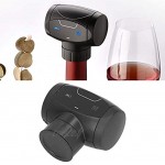 Caiqinlen Bouchon de Bouteille de vin électrique sous Vide économiseur de vin indicateur LED du système de détection intégré pour Barre à la Maison