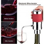Decanteur vin Distributeur d'aérateurs électriques Pompe-portable et automatique de biberon automatique pompe à vin électrique verseur de vins automatique oxydant à vin pour usage domestique