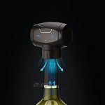 FEBT Bouchon de vin électrique Pompe à vin ABS Bon Effet de Conservation Noir pour Bouteille de vin avec diamètre intérieur de 17,5 à 19,5 mm