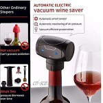 fregthf Électrique Bouteille de vin Bouchon Bouteille Automatique de vin à Vide Intelligent Saver Scellant Pompe Cadeau