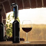 FSDELIV Aérateur de vin électrique Distributeur de vin Automatique Rechargeable par USB Aimant Design Verseur Verseur Portable Pompe de Distributeur pour vin Rouge et Blanc