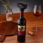 Jazar Conservateur de vin Automatique Bon Effet de Conservation Pompe à vin ABS pour Bouteille de vin avec Un diamètre intérieur de 17,5 à 19,5 mm pour Les Amateurs de vin Rouge