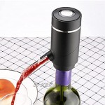 POHOVE Aérateur de vin électrique pompe distributeur de vin distributeur de vin automatique distributeur de vin à un seul bouton pour les amateurs débutants