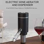 POHOVE Aérateur de vin électrique pompe distributeur de vin distributeur de vin automatique distributeur de vin à un seul bouton pour les amateurs débutants