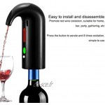 Pompe distributrice d'aérateur électrique aérateur de vin automatique de reniflard de bouteille Aérateur de vin électrique portatif aérateur de vin électrique pour les rassemblements