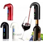 QAWSED Pompe à vin électrique aérateur de vin électrique décanteur électronique intelligent pour vin rouge bec verseur de vin de luxe portable et automatique