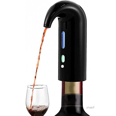 Verre à vin électrique Verser distributeur de vin automatique décanteur de vin portable et pompe de distribution de vin pour vin rouge et blanc à vin multi-smarts Distributeur d'oxydant à vin de vin