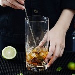 Tang Yuan Cuillère à mélanger,cuillère à mélanger en Acier Inoxydable,cuillère à Cocktail,Shaker à Spirale pour Cocktails,Milkshakes,café,jus,thé