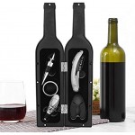 Coffret cadeau ouvre-bouteille 5 pièces ensemble en acier inoxydable ensemble de tire-bouchon d'ouvre-bouteille de vin de conception ergonomique ensemble d'ouvre-tire-bouchon à vin