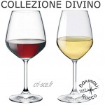Collection Divino Bormioli Rocco Lot de 12 verres à vin – 6 Divino Rouge 53 cl + 6 Divino Blanc 44 cl élégance à table