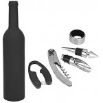 Kit ouvre-vin 5 pièces ensemble ouvre-vin accessoires cadeau outils ensemble tire-bouchon ouvre-bouteille de vin Kit d'ouverture cadeaux de fête