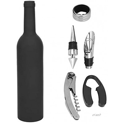 Kit ouvre-vin 5 pièces ensemble ouvre-vin accessoires cadeau outils ensemble tire-bouchon ouvre-bouteille de vin Kit d'ouverture cadeaux de fête