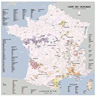 L'Atelier du Vin Carte des vignobles de France