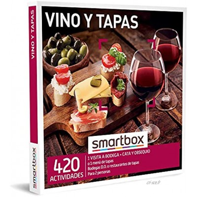 Smartbox Coffret Cadeau pour vin et couvercles Unisexe Adulte Standard