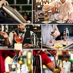 MAISITOO Shaker à Cocktail en Inox 750ML 600ML Professionnel Bar Kit,20 Pièces Shaker Cocktail Set,Kit Barman avec Accessoires,Cocktails Ensemble-Cadeau,Cocktail Shaker Kit ,outil de bar,avec recette