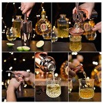 HGGDKDG Ensemble de 11 accessoires de barman en acier inoxydable pour mixeur vin martini