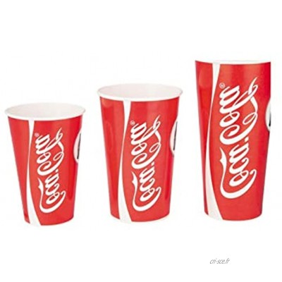 Gobelet carton impression Coca-Cola® 50cl COLIS 1000 GOBELETS