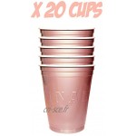 Original Cup 20 GOBELETS 53CL Rosegold