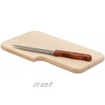 Snack board avec couteau Snack board avec gravure Planche en bois avec couteau Cadeaux pour campeurs Cadeaux d'extérieur Petit déjeuner en plein air