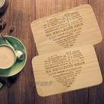 Spruchreif PREMIUM QUALITÄT 100% EMOTIONAL Planche à petit-déjeuner en bois Planche à pain avec gravure française Cadeau pour sœur Cadeau pour frères et sœurs Cadeau français