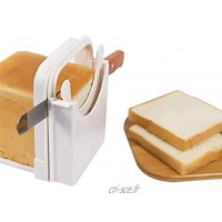 Trancheur de pain de pain grillé de ménage pratique pain pliable et réglable trancheuse de bagels pour ajuster l'épaisseur du pain gadgets de cuisine de trancheuse de pain fait maison