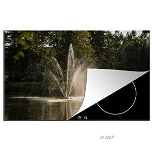 MuchoWow Protège-Plaque à Induction Fontaine d'eau 78x52 cm