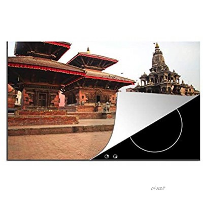 MuchoWow Protège-Plaque à Induction Kathmandu Durbar Square 80x52 cm