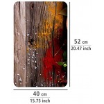 WENKO Plaque de protection en verre universel XL Épices Set de 2 taille XL Verre trempé 4030 x 1.8-4.5 x 5252 cm Multicolore