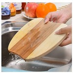 ZSP Planche à découper en bambou en forme de pomme Planche à découper de cuisine Planche à découper pour pizza sushis pain légumes fruits