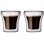 Bodum 4554-10 Assam Set 2 Verres Double Paroi espresso 9 cl