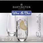 Dartington Lot de 2 grands verres en cristal pour vin ou cocktail