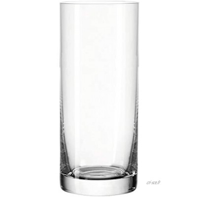 Leonardo Easy+ 039616 Lot de 6 verres à eau lavables au lave-vaisselle Taille L 350 ml