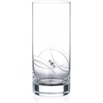 Swarovski Crystal Atlantis Lot de 6 verres à boisson en forme de boule haute qualité coupés à la main dans un emballage cadeau