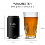 Verre long drink Winchester Beverage de Libbey 355 ml 35,5 cl lot de 6 élégant verre- qualité supérieure- vont au lave-vaisselle