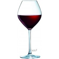 Chef&Sommelier Collection Cheer Up 6 verres à vin rouge 47 cl en Cristallin Verres Modernes et Élégants Résistance Hors Norme Transparence Absolue