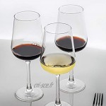 CREST Lot de 8 Verre à Vin Blanc 360ml Parfait la Maison Les Restaurants