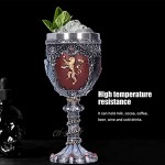 Gobelet Vintage gobelet à vin en acier inoxydable tasses médiévales coupe calice de gaufrage 3D pour fournitures de fête de bar d'halloween
