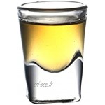 ClearloveWL Verres à shot Verres de tir carré lourde sans plomb pour alcool Strong Spirit Vodka Vodka Glass Bar Party 10ml Ensemble de 6 0.34oz Capacity : 0.34oz 10ml